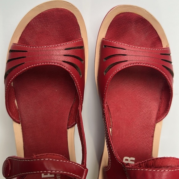 Camper Women's Beetle Ada Wedge Leather Strappy Lightweight Sandal Size 35 US 5 - Picture 7 of 15